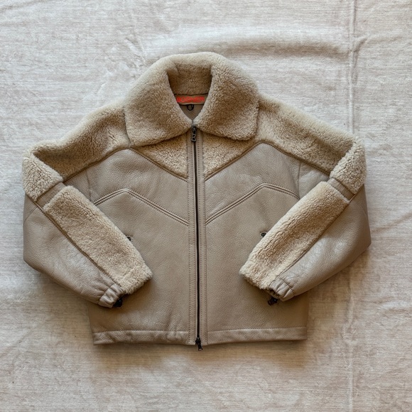 Bogner Cream Real Shearling Jacket —Rare - Picture 3 of 15